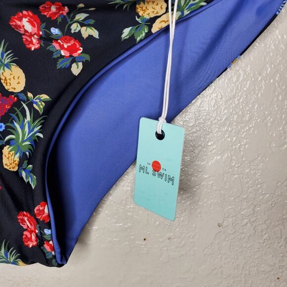 Marine Layer Piña Reversible Bikini Bottoms large - Picture 7 of 7